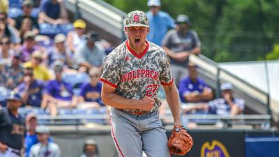 Jason Parker Celebrates Strikeout